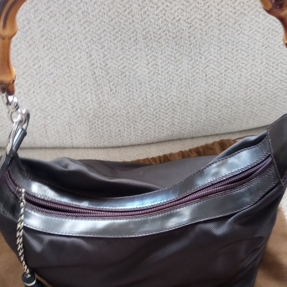 Gucci Dark Brown Leather Hobo Bag with Bamboo Handle - Picture 6 of 11